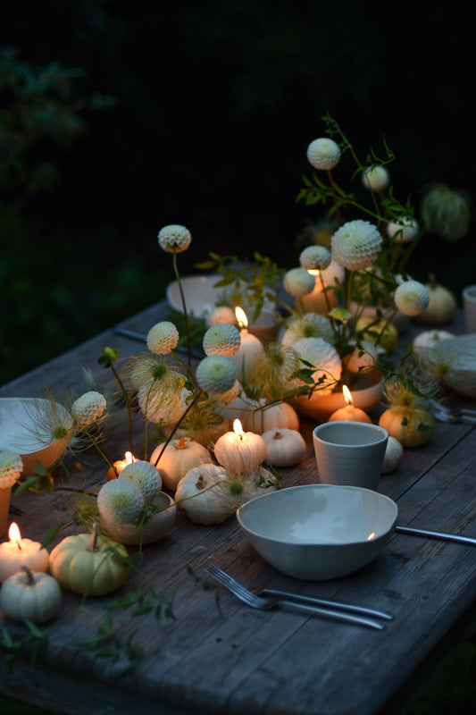 Pumpkins and Squash // Beeswax Candles / Fall, Candle, Beeswax, Orange, Autumn, Thanksgiving