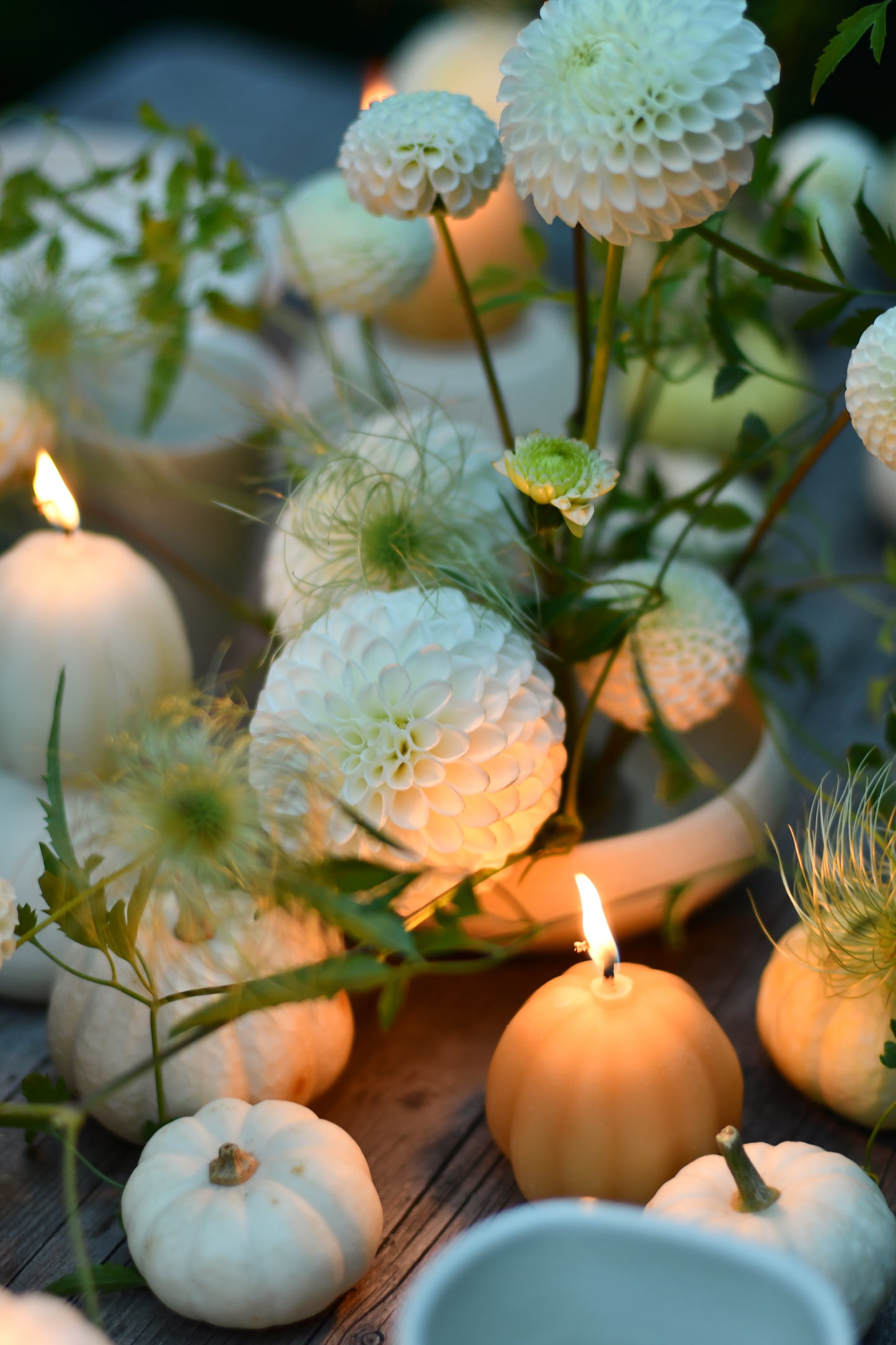 Pumpkins and Squash // Beeswax Candles / Fall, Candle, Beeswax, Orange, Autumn, Thanksgiving