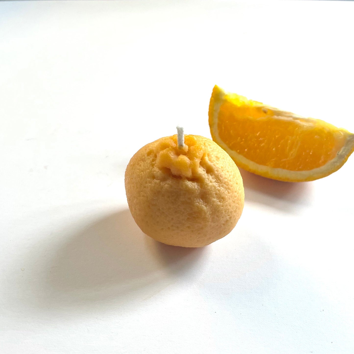 Orange Fruit Beeswax Candle - Orange, Beeswax Candle, Candle, Fruit Candle