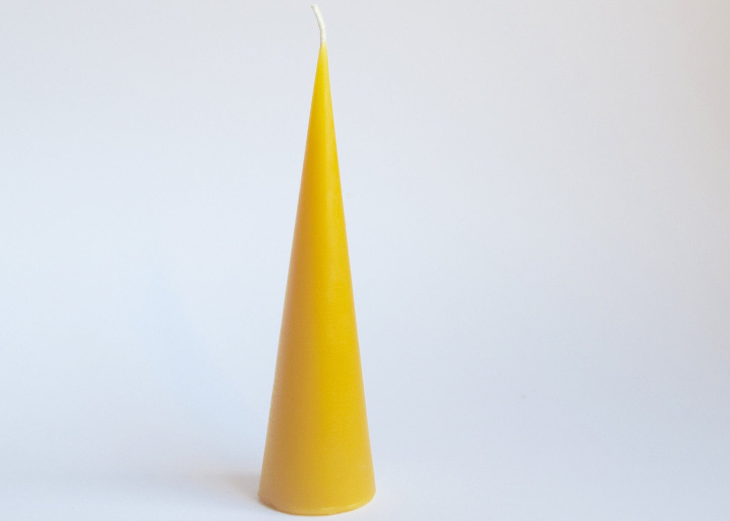 Beeswax Cone Candles 6" 8" 10" 12" // Minimalist, Hygge, Beeswax Candle, Candle, Beeswax, Pillar Candle, Eco Friendly