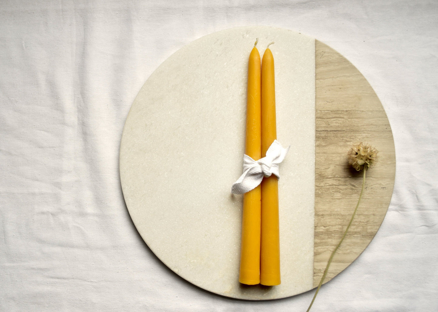 10" Tall Beeswax Taper Candles, 100% Pure Handfiltered Beeswax, Candles Pair of 2 // Tapers, Tapered Candles, Beeswax Candles