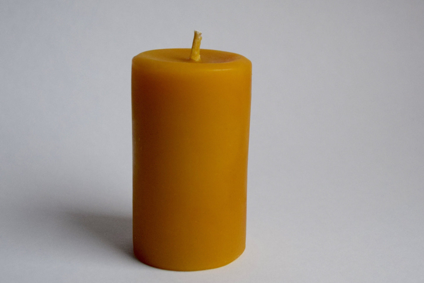 Beeswax Pillar Candle - Small Pillar 3" // Beeswax Candle, Candle, Beeswax, Pillar, Eco Friendly, Handmade