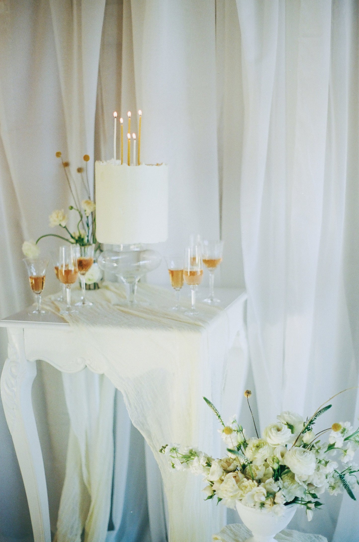 Tall Slim Beeswax Birthday Candles / 7" or 5" - Set of 8 in White or Yellow - Pure Beeswax Candles, Cake Decor, Anniversary
