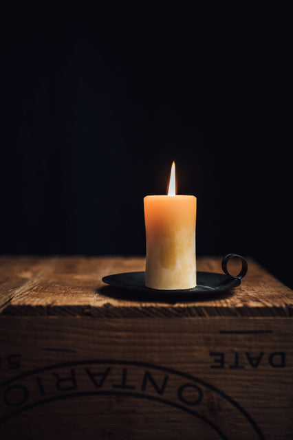 Beeswax Pillar Candle - Small Pillar 3" // Beeswax Candle, Candle, Beeswax, Pillar, Eco Friendly, Handmade