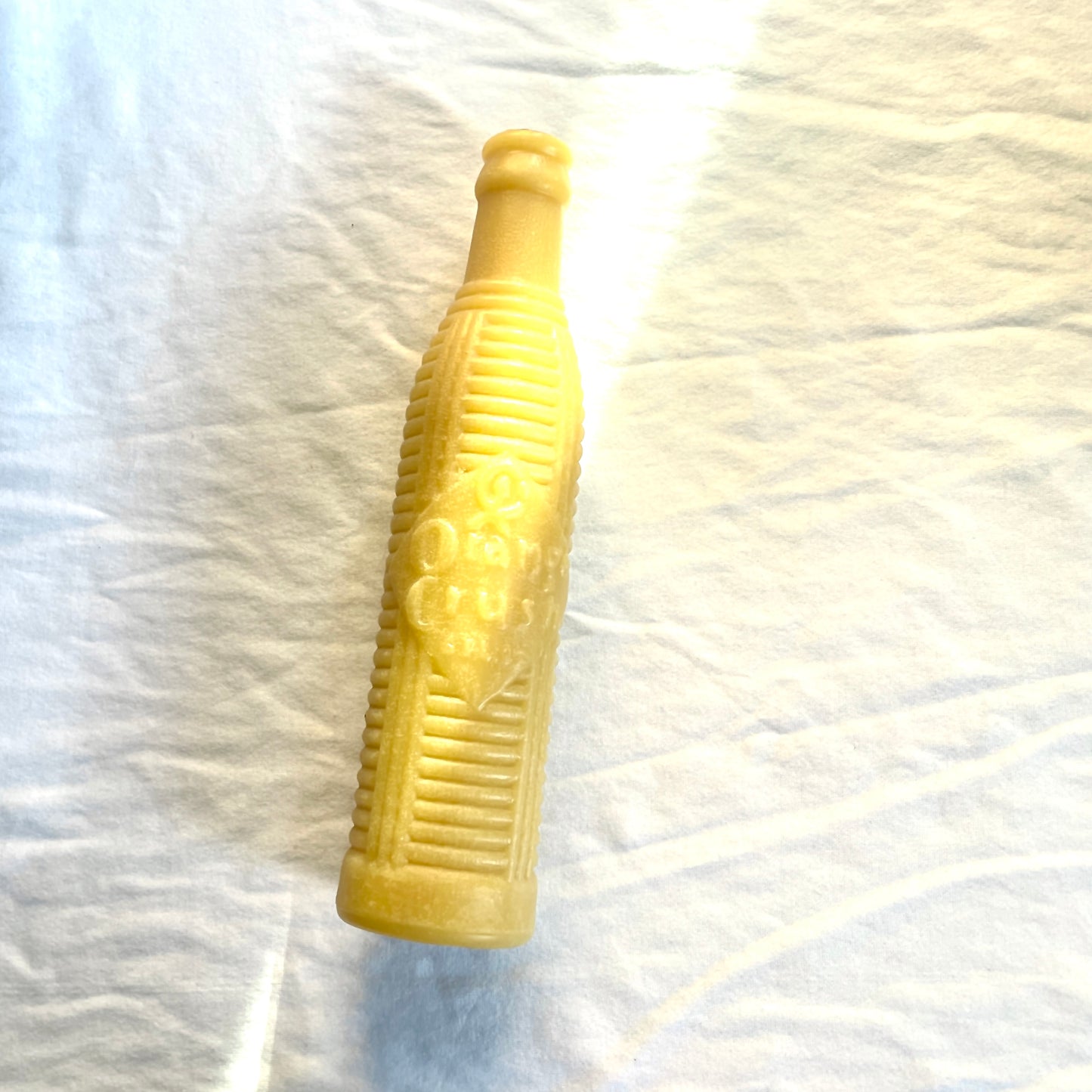 Vintage Orange Soda Candle - Beeswax Bottle Candle - Candles, Beeswax - from Antique Bottle Molds