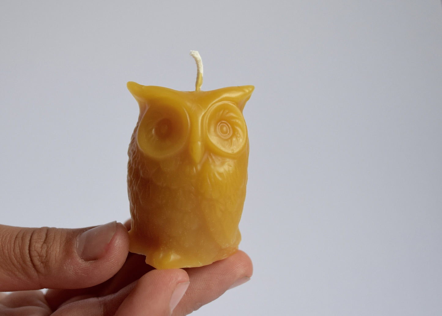 Owl Beeswax Candle, Wedding Favors // Owl, Votive Candle, Beeswax, Candle, Eco Friendly, Wedding, Handcrafted