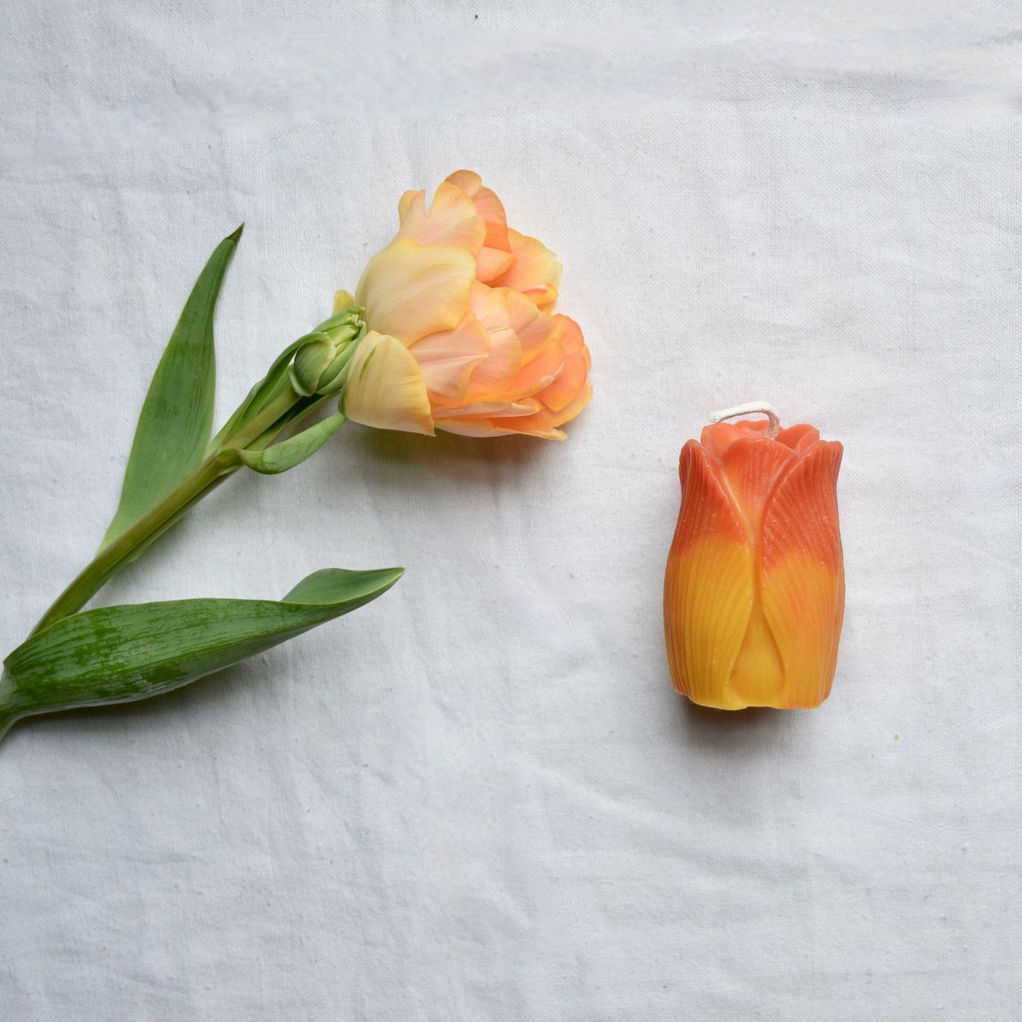 Tulip Beeswax Candle - Many Color Choices //  Petals, Tulip, Flower Candle, Beeswax, Candle, Botanical, Handcrafted